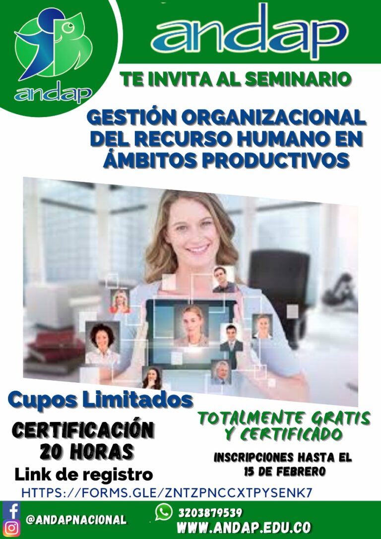 Seminario Gestión Organizacional Del Recurso Humano…
